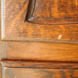 Louis XV style commode in solid oak, 20th century.