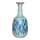 Japanese soliflore vase in ceramic Ofuke from Seto, signed Katō Tsuneji.
