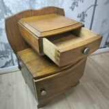 Modernist Art Deco Bedside Table