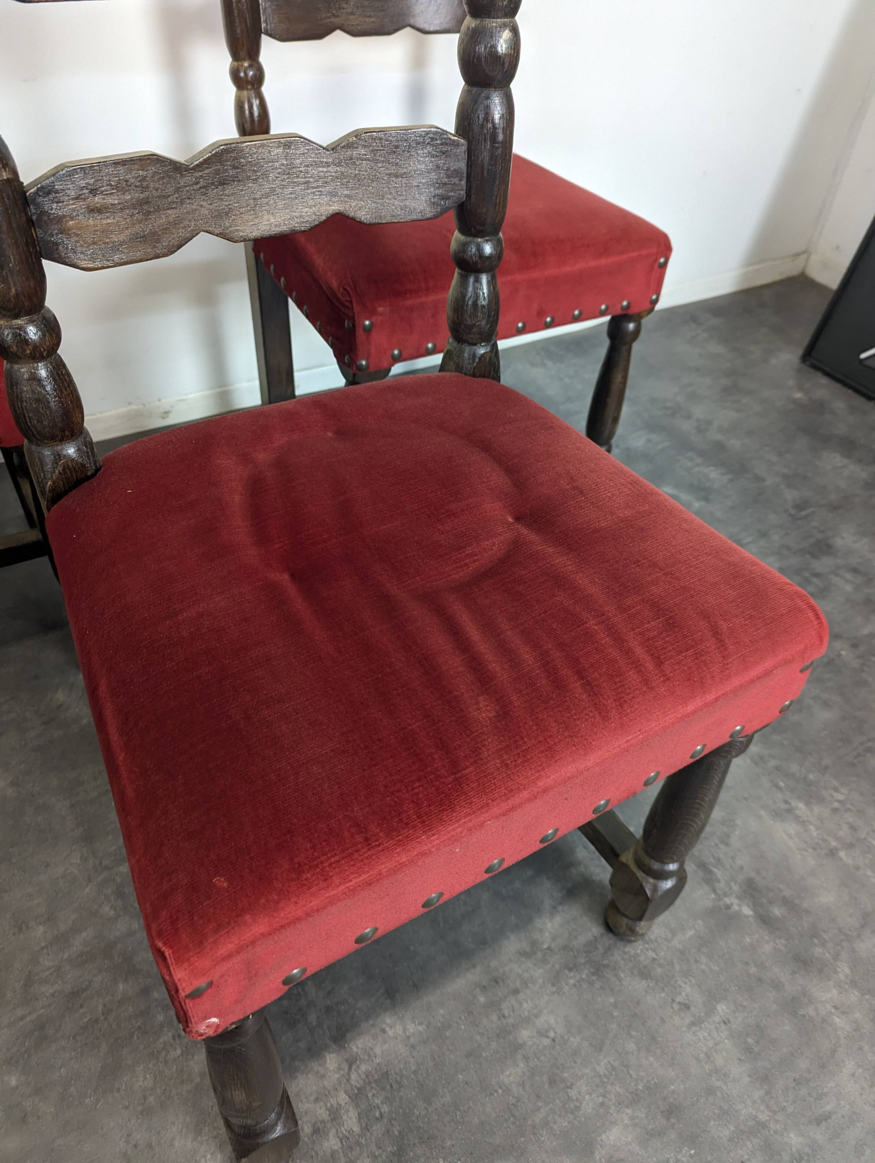 Série de 8 chaises espagnoles