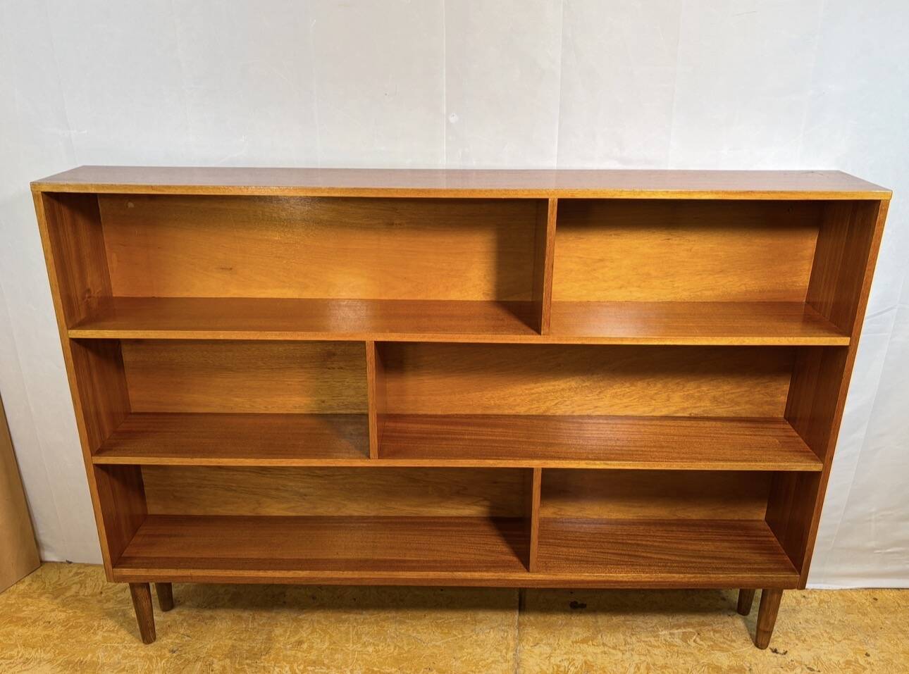 Mid Century Retro Teak Bookcase Circa 1960 Danish Design Scandinavian Influ