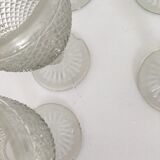 Transparent diamond tip walking glasses