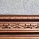 Important Renaissance style walnut mirror / Height 183 cm
