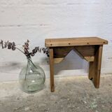 Small rustic bench