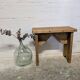 Small rustic bench