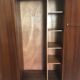 Scandinavian wardrobe vintage teak 1960-70's