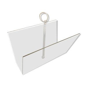 ancien porte revues plexi - laiton