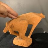 Animal Sculpture Horse, Terracotta, Unique Piece, 1960s