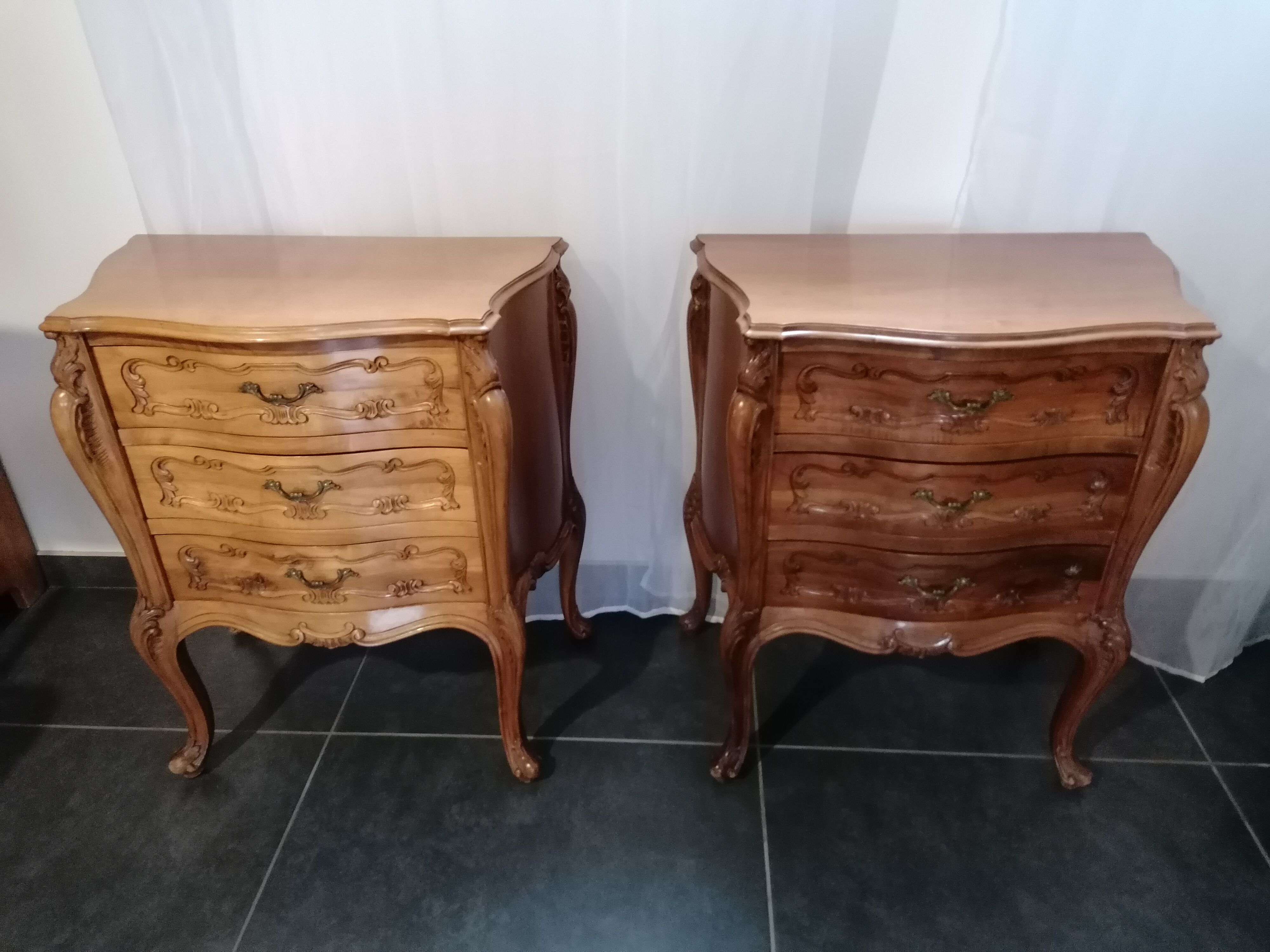 Baroque-style bedside