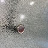Asymmetrical tripod coffee table in granite glass, vintage bean shape, an50s