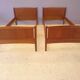 Pair of twin / Scandinavian daybay teak
