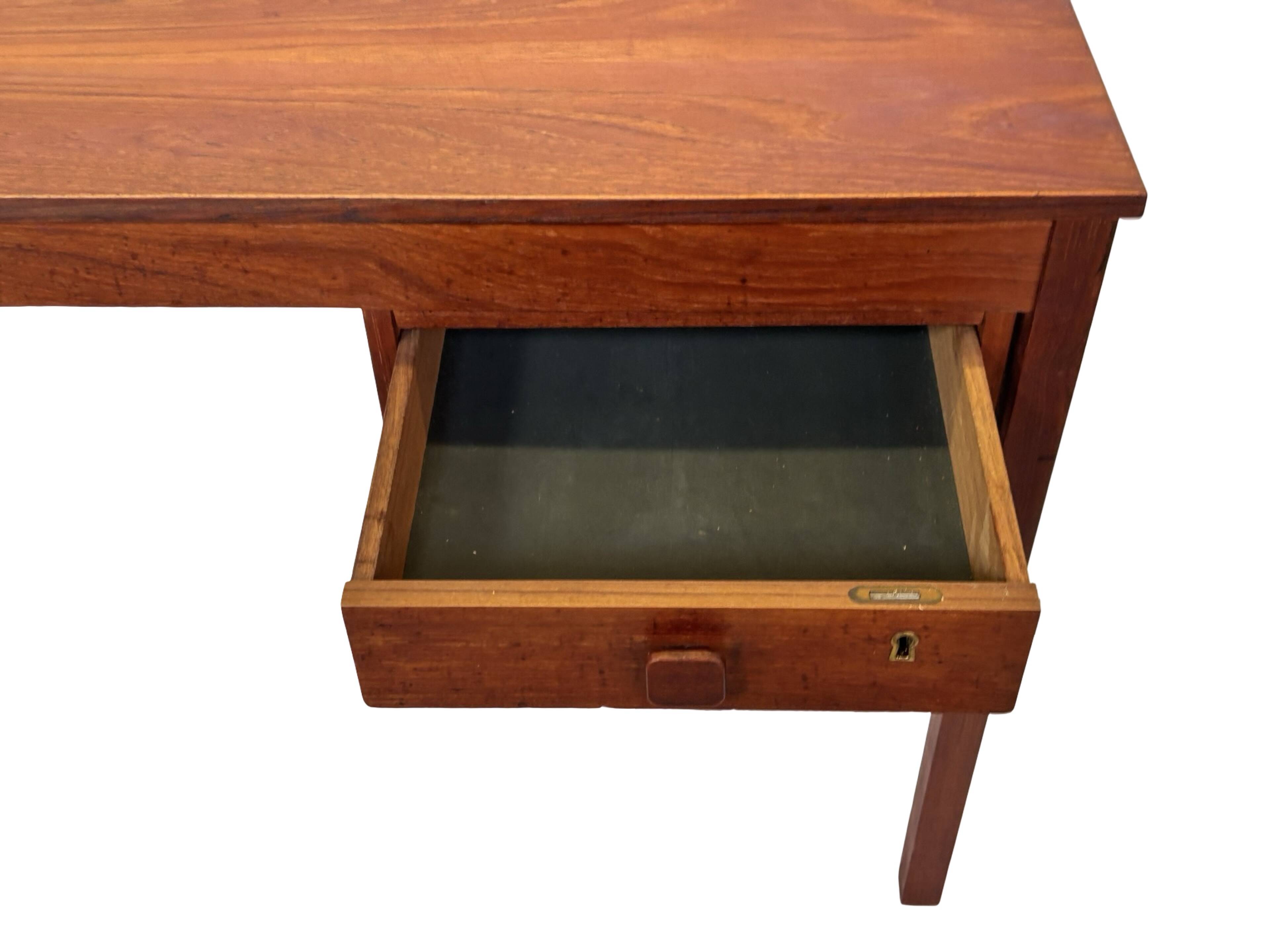 Vintage Danish teak compact Domino Mobler desk, 1960s