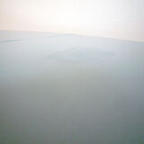 Scandinavian coffee table"smørrebrød" blue, 1960