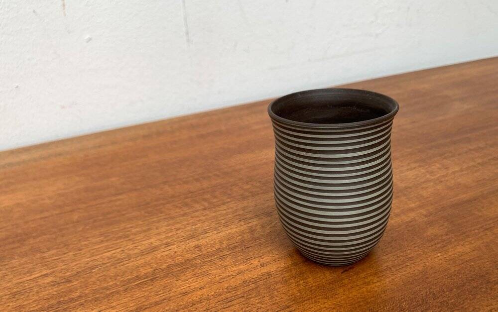 Mid-century minimalist vase by Kieler Kunstkeramik, 1960s
