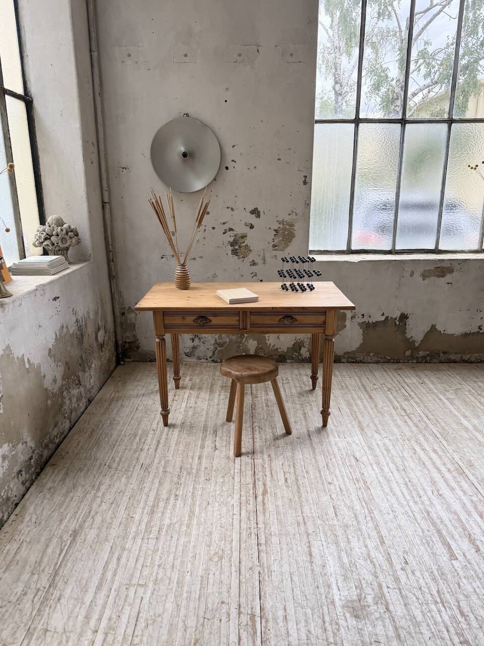 1950s pine desk