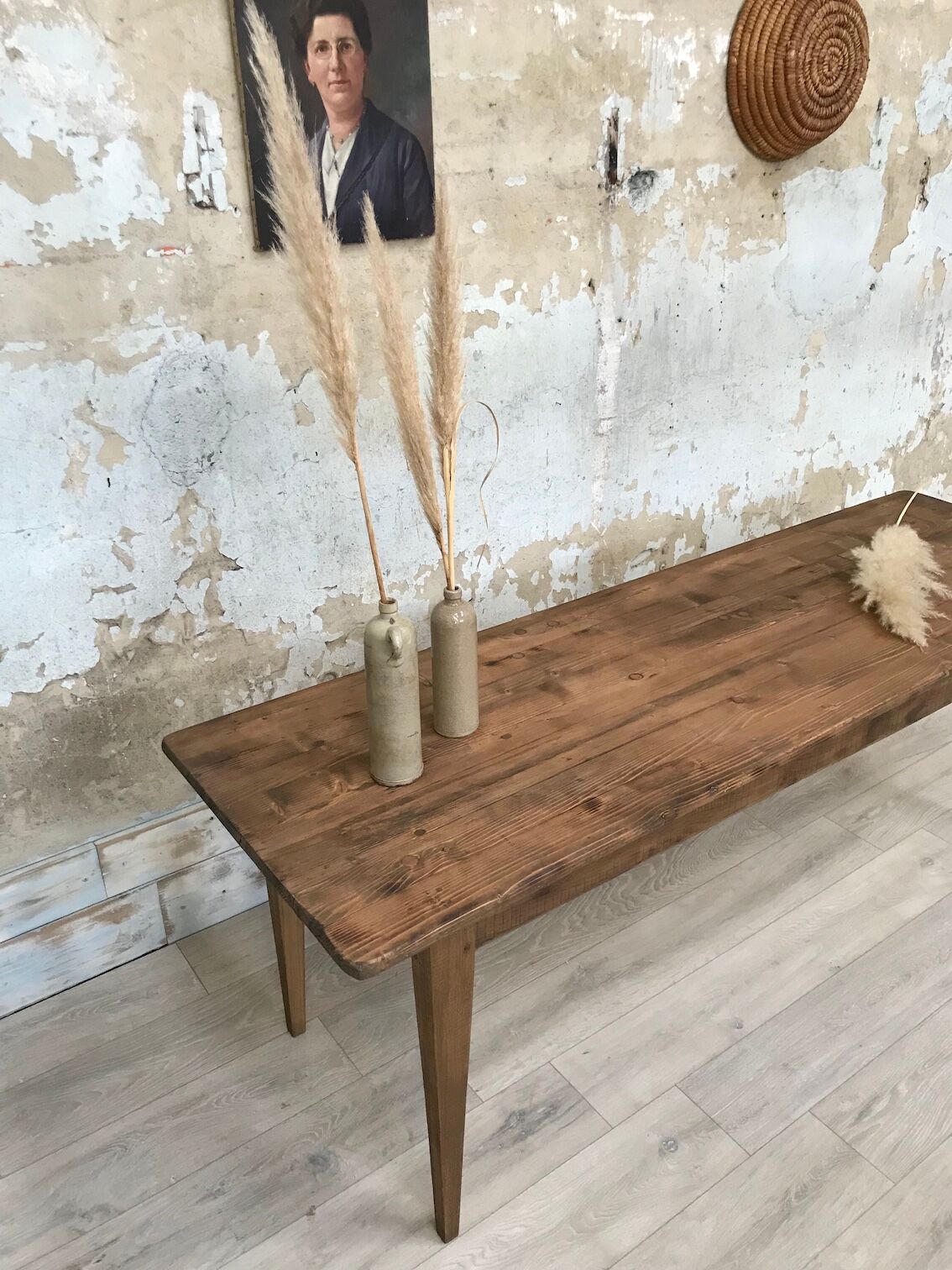 Vintage farm table