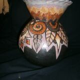 Stoneware vase by Paul Fouillen