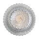 Plafonnier rond en verre ciselé