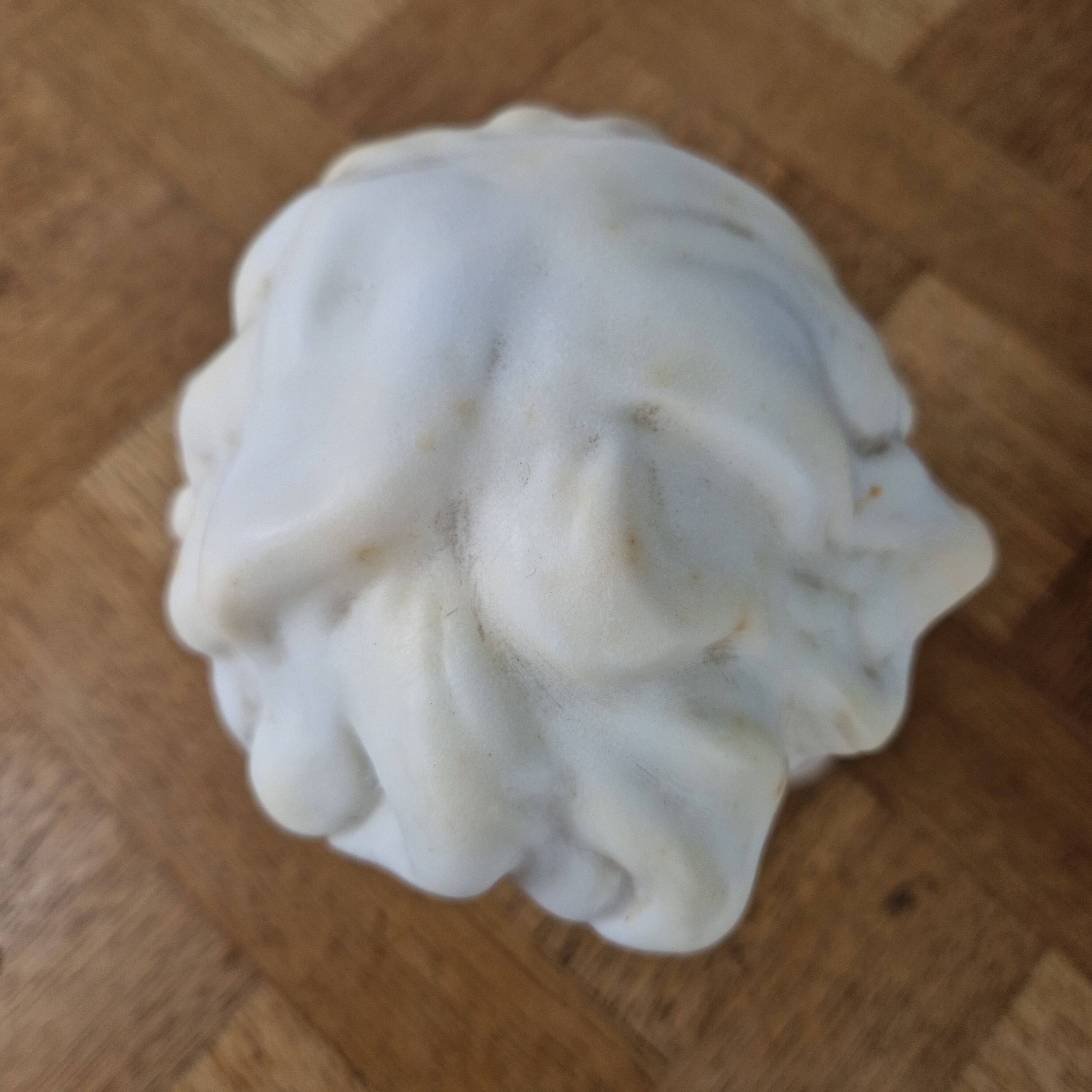 Vintage wax child statue - sculpture