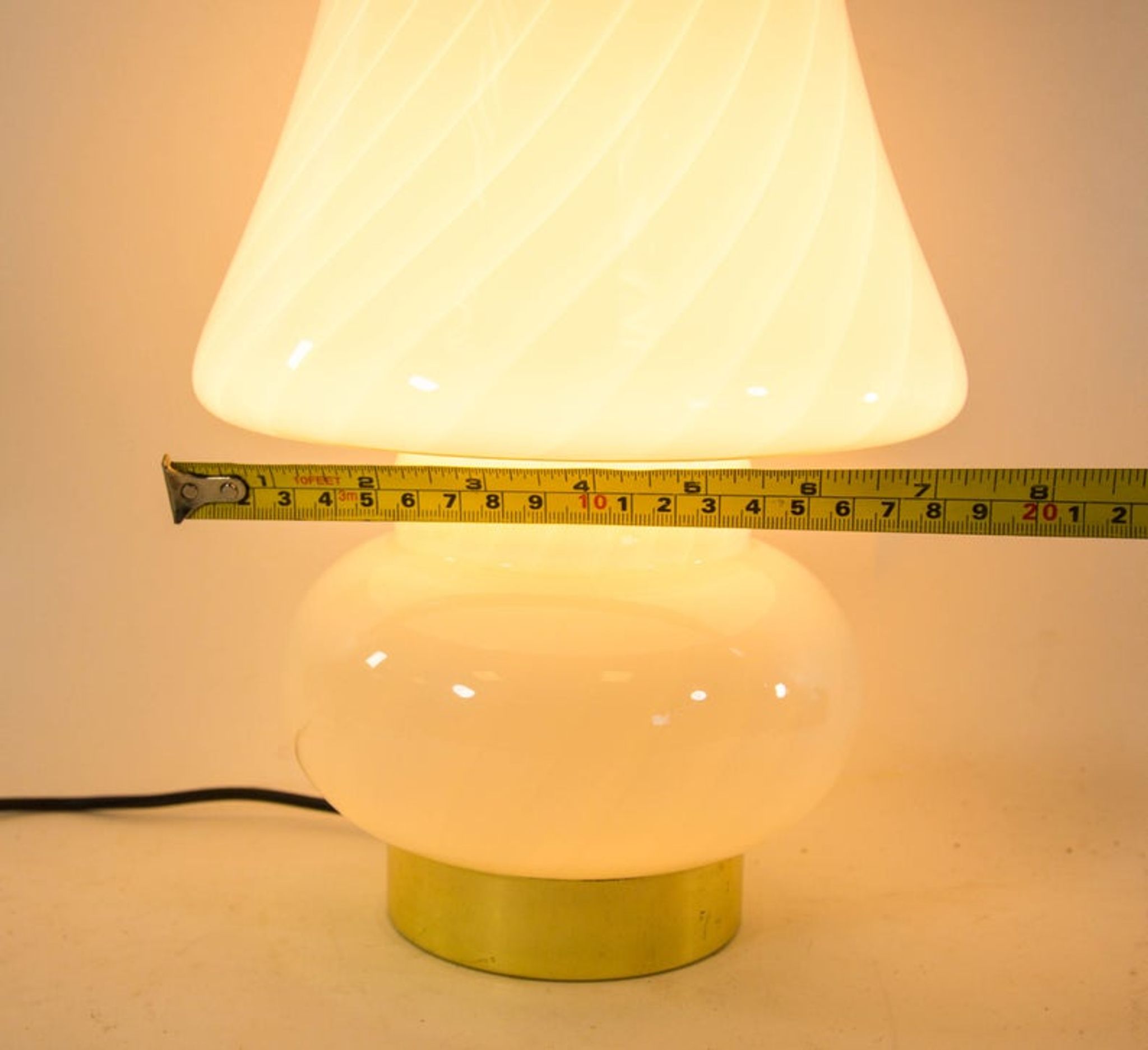 Lampe champignon Murano Vetri années 60