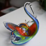 Murano swan pocket emptier