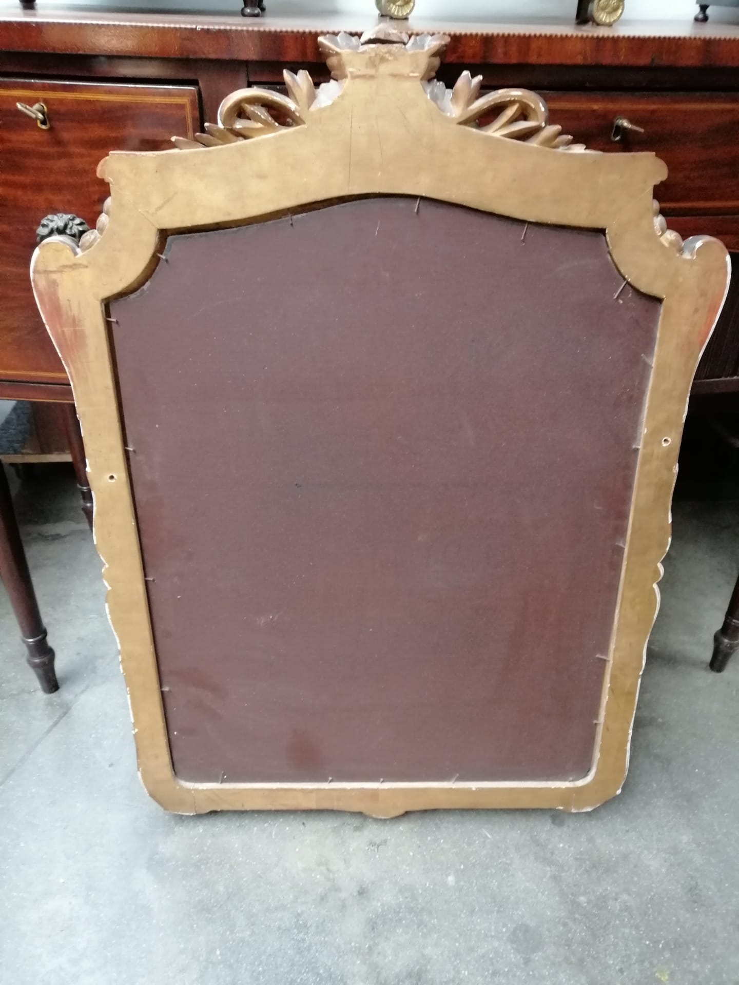 Ancient golden mirror