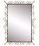 Rectangular mirror from the 50s-60s on a brass frame.