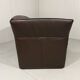 Christophe Giraud brown leather sofa Indy, Jori Belgium 1990’s