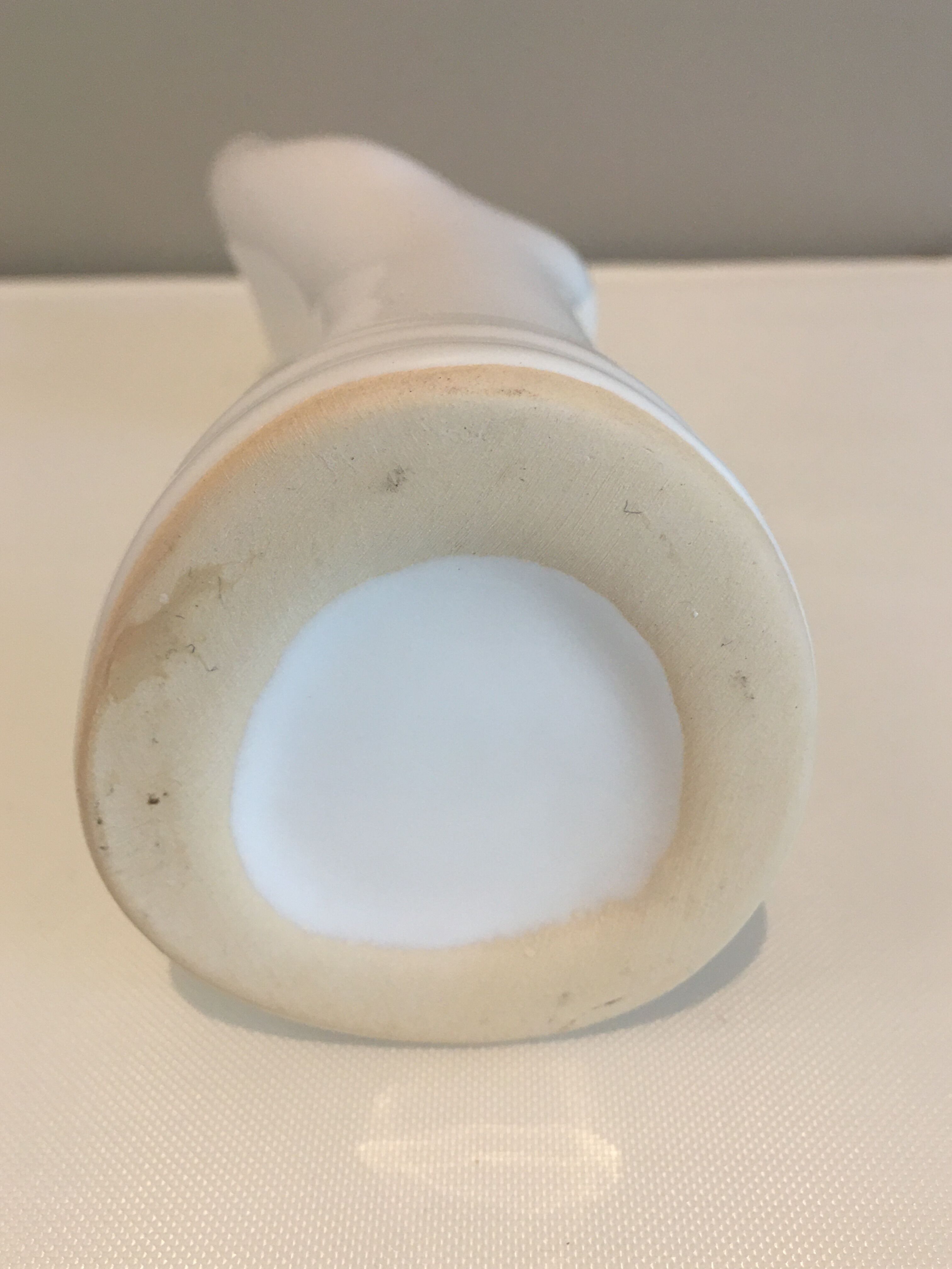 Vintage man hand vase
