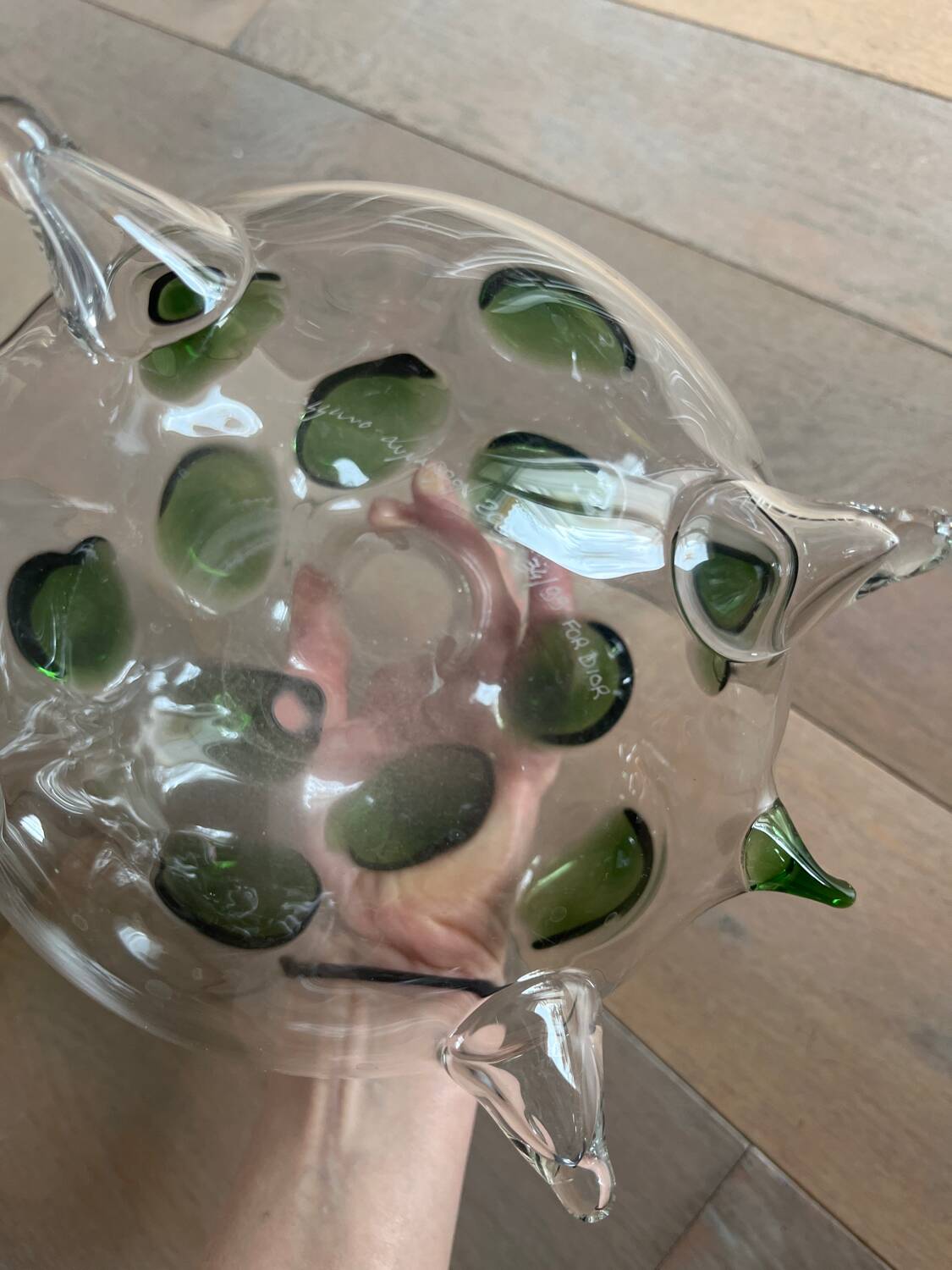 Dior Turtle Carafe signed