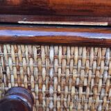 Commode rotin et bambou