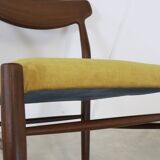 Set of 4 Lübke chairs dining chairs Danish Design