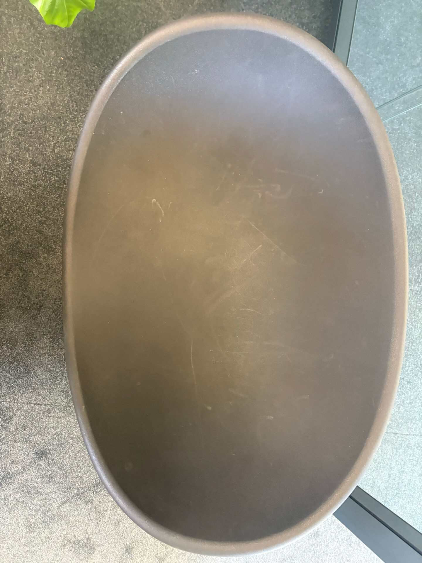 Fauteuil roly poly gris