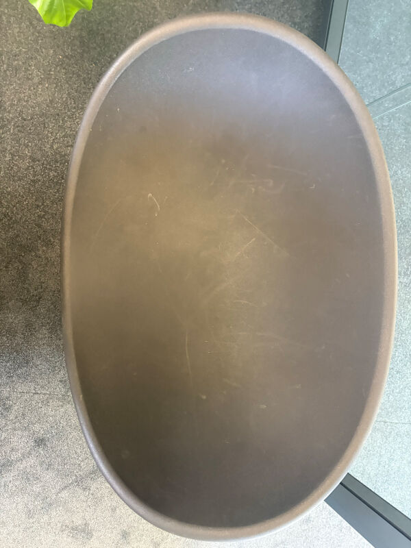 Fauteuil roly poly gris