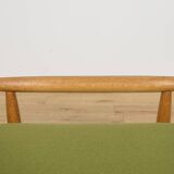 Oak Model J 65  Stool  by Ejvind A. Johansson for FDB Møbler, Denmark, 1950s