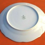 Suite of 6 flat plates Floral decoration Porcelain Winterling Roslau