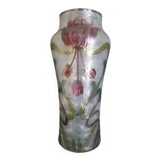 Vase en pâte de verre