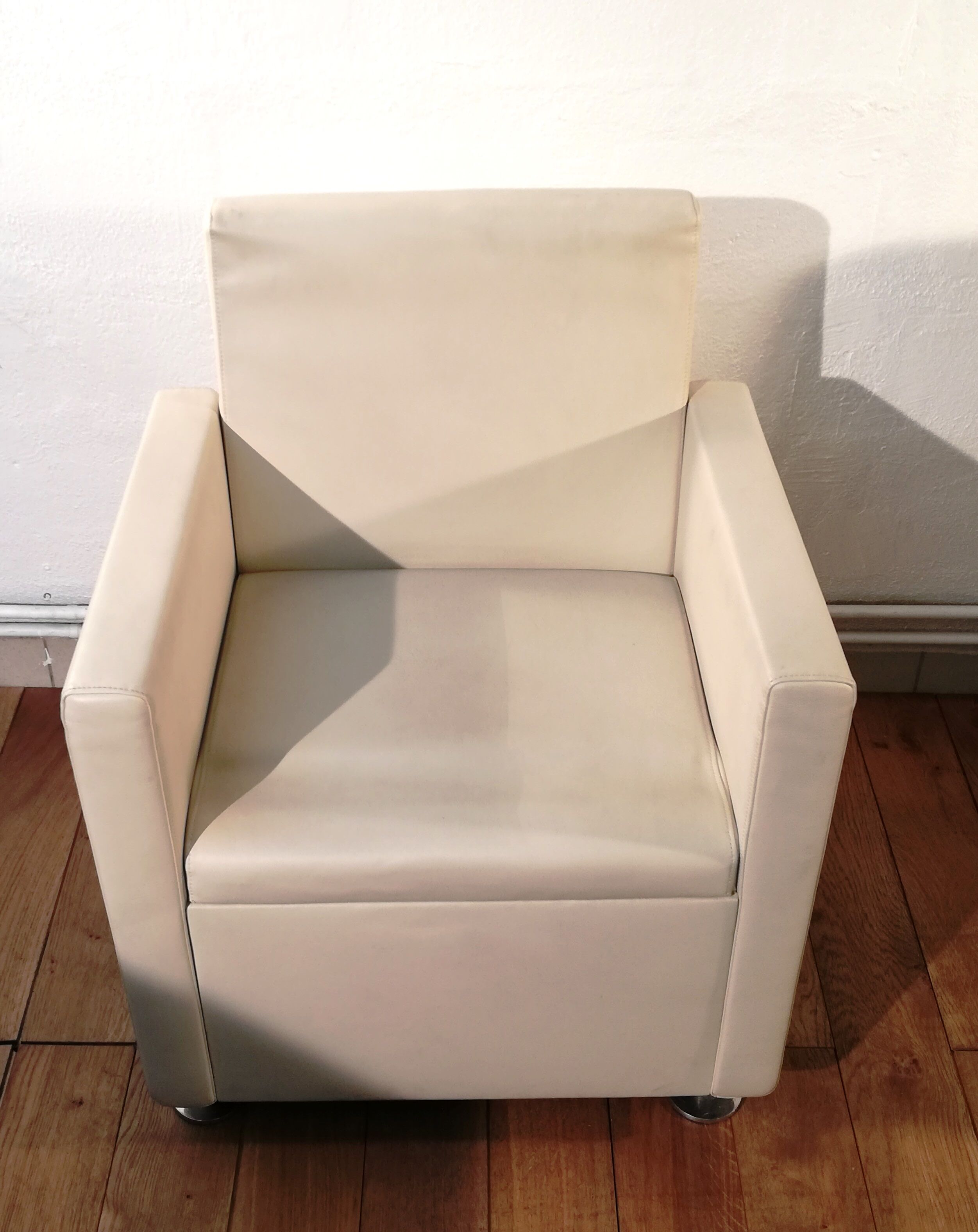 Vintage leather armchair