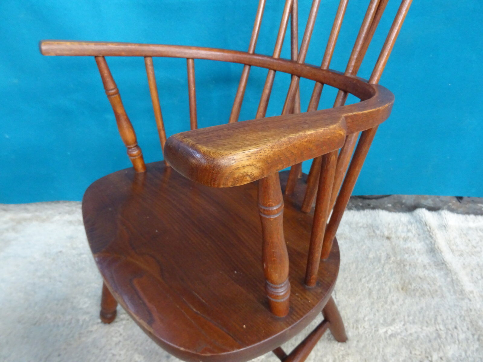 Pair of Scandinavian fan armchairs