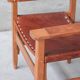 Pair of Mid-Century French Leather Armchairs