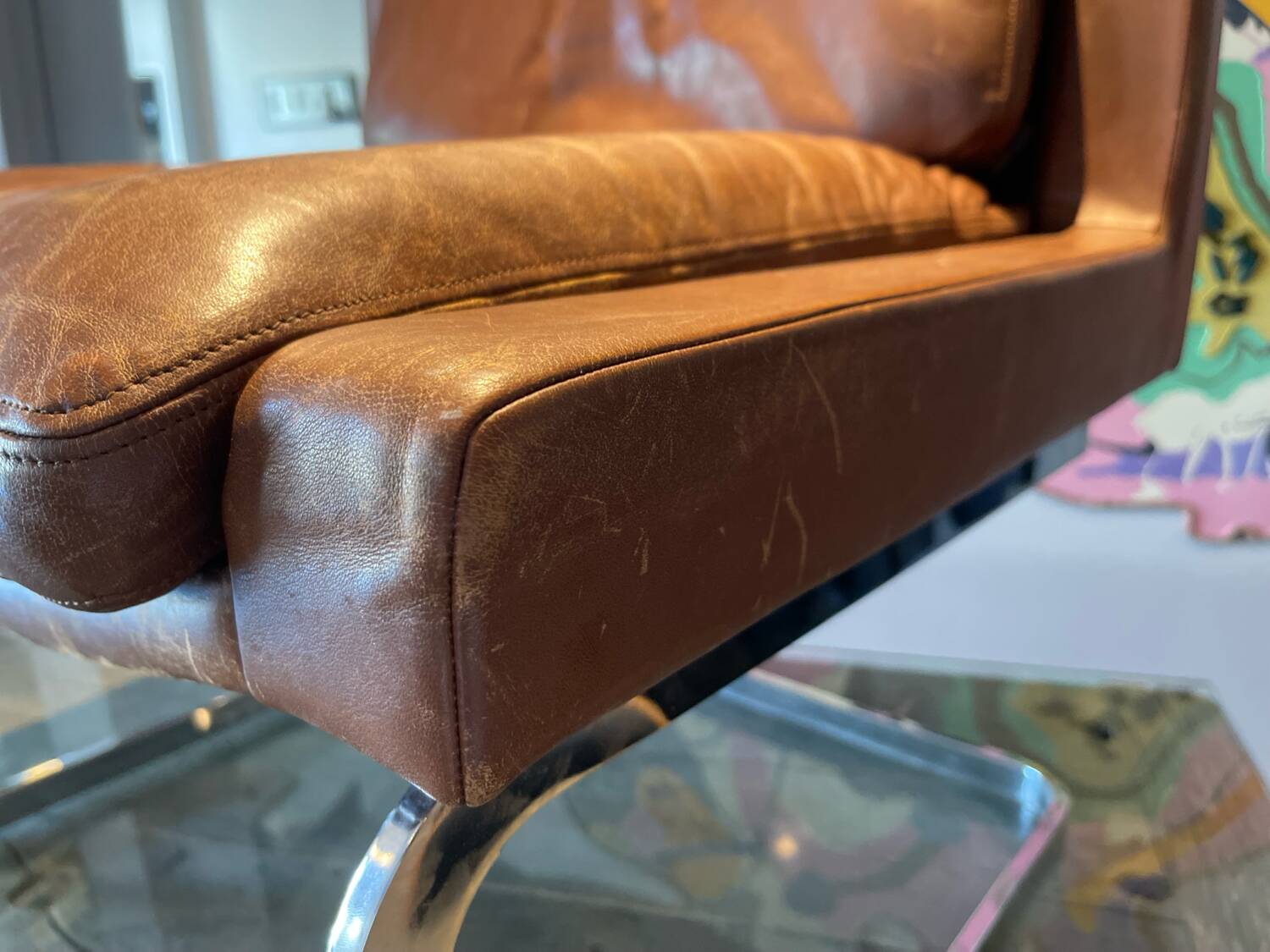 Mid century DS-201 leather armchair by Robert Haussmann for De Sede - Switzerland 1957