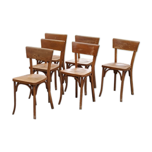 set de 6 chaises de bistrot