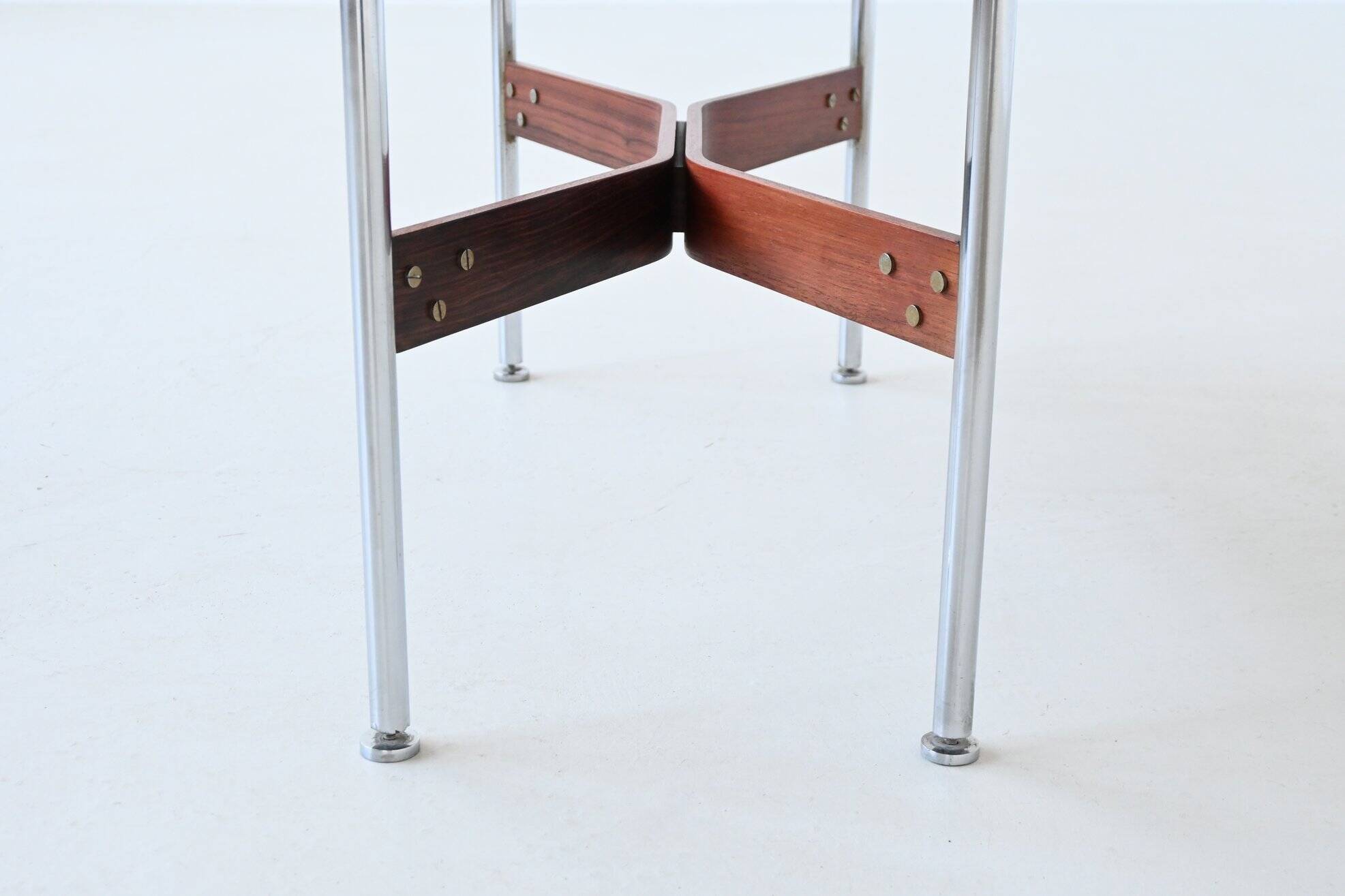 Rudolf Bernd Glatzel rosewood bar cabinet Fristho the Netherlands 1956