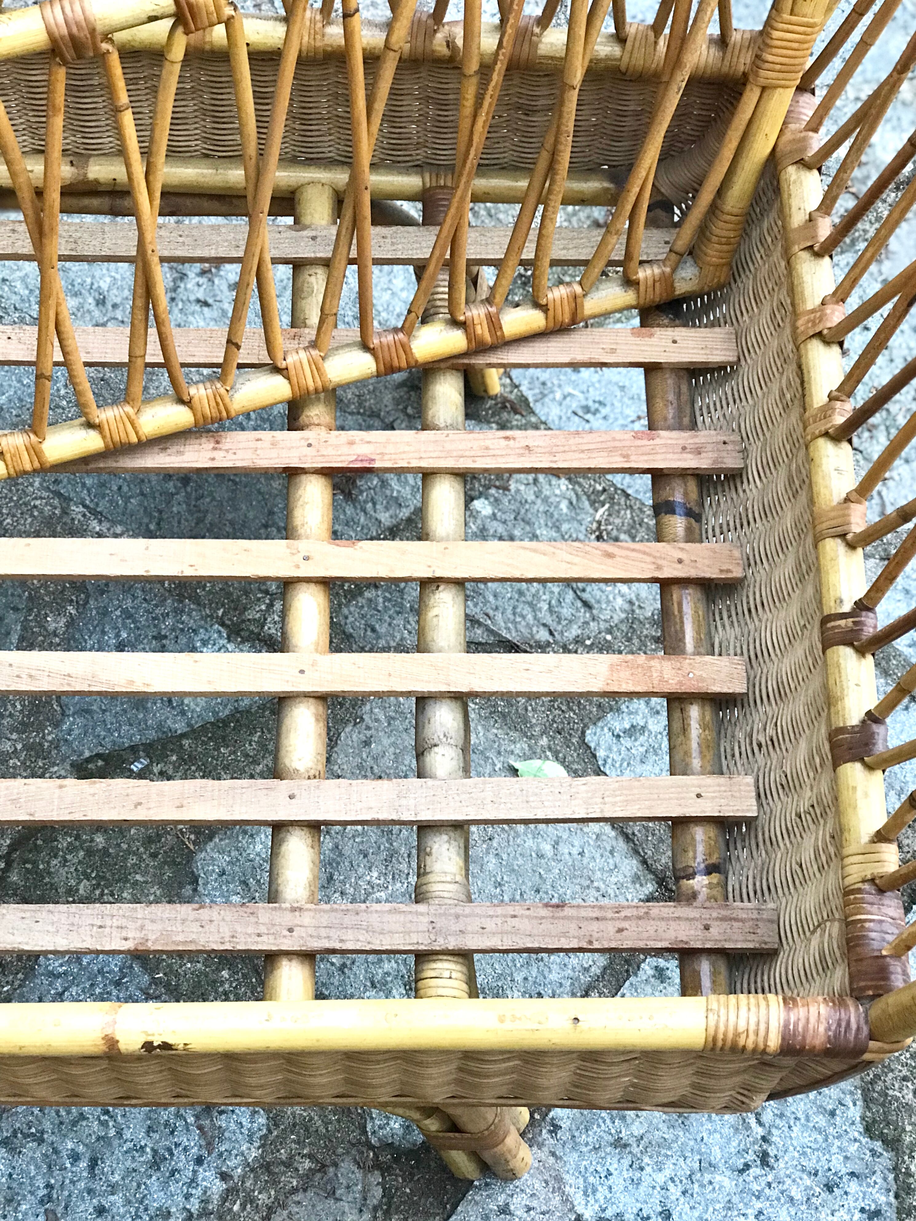 Evolutionary cradle rattan daybed