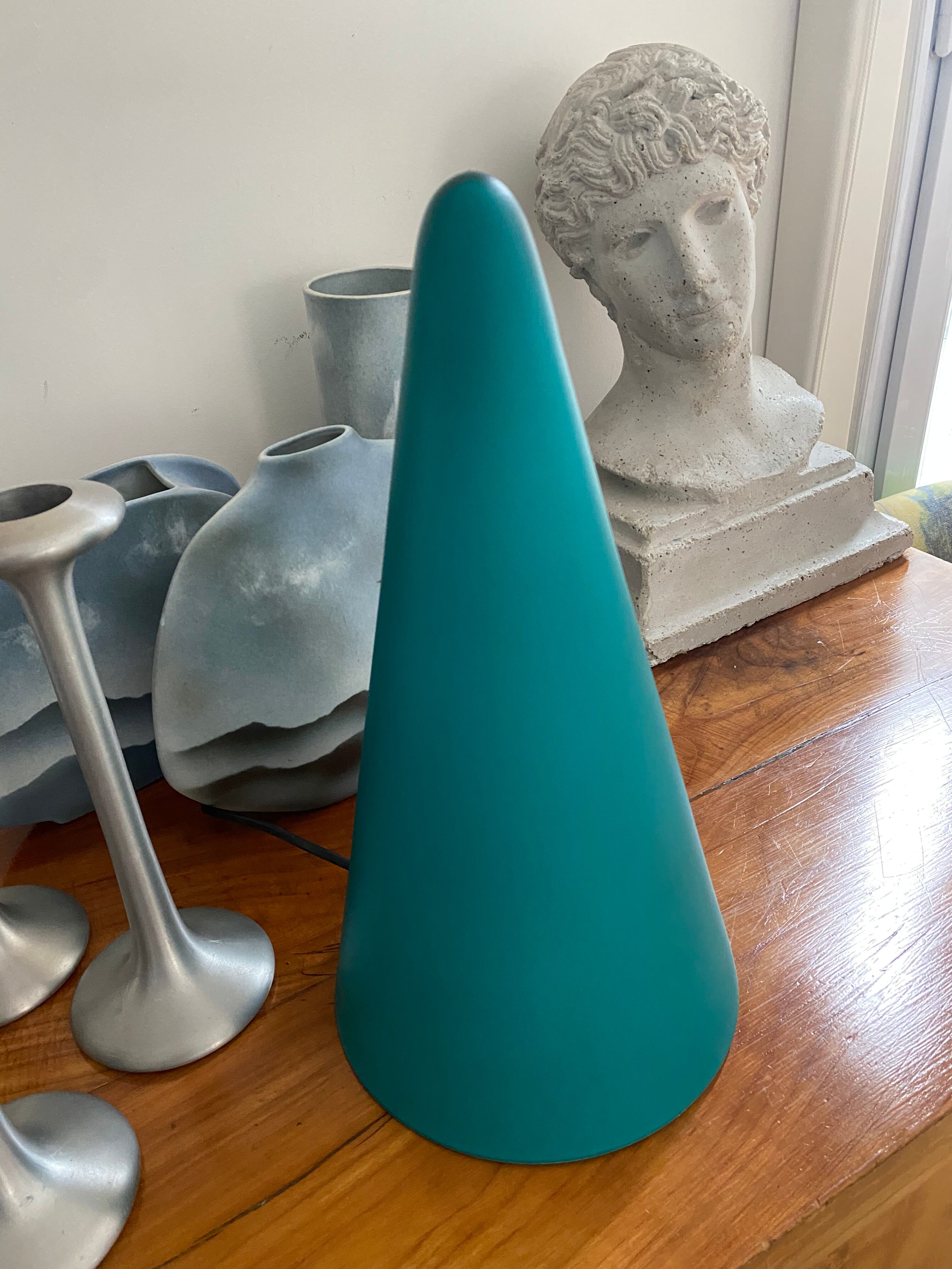 Teepee SCE green cone lamp vintage 80s