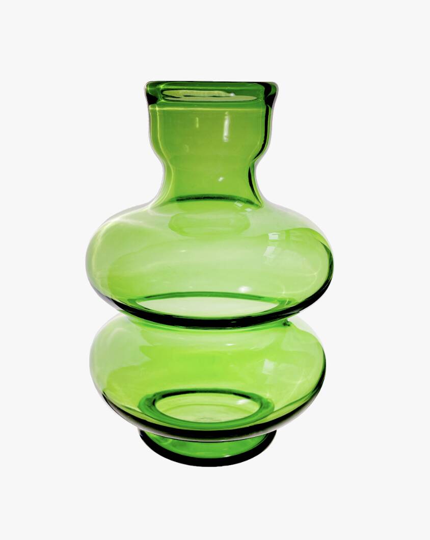 Green vase
