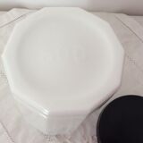 Pot apothicaire verre opaline 500 ml br