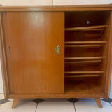 Vintage shoe cabinet feet compass