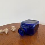 Cobalt blue glass vase bottle
