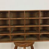 Wooden postal sorting locker